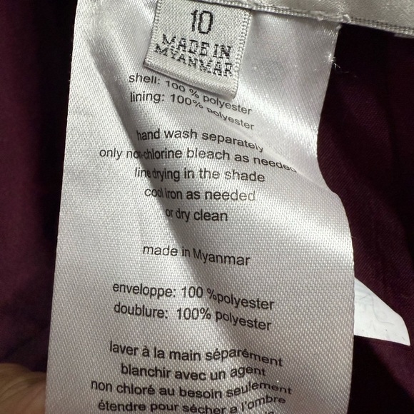 Galina Signature Burgundy Corseted Halter Gown  size 10 - Picture 10 of 12